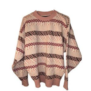 Vintage pink sweater for ladies